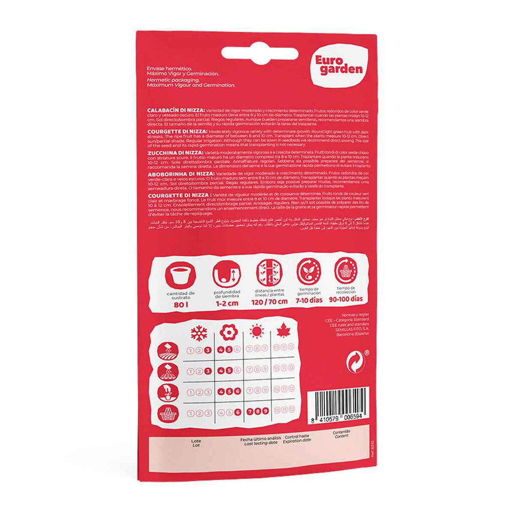 Calabacín Redondo de Niza