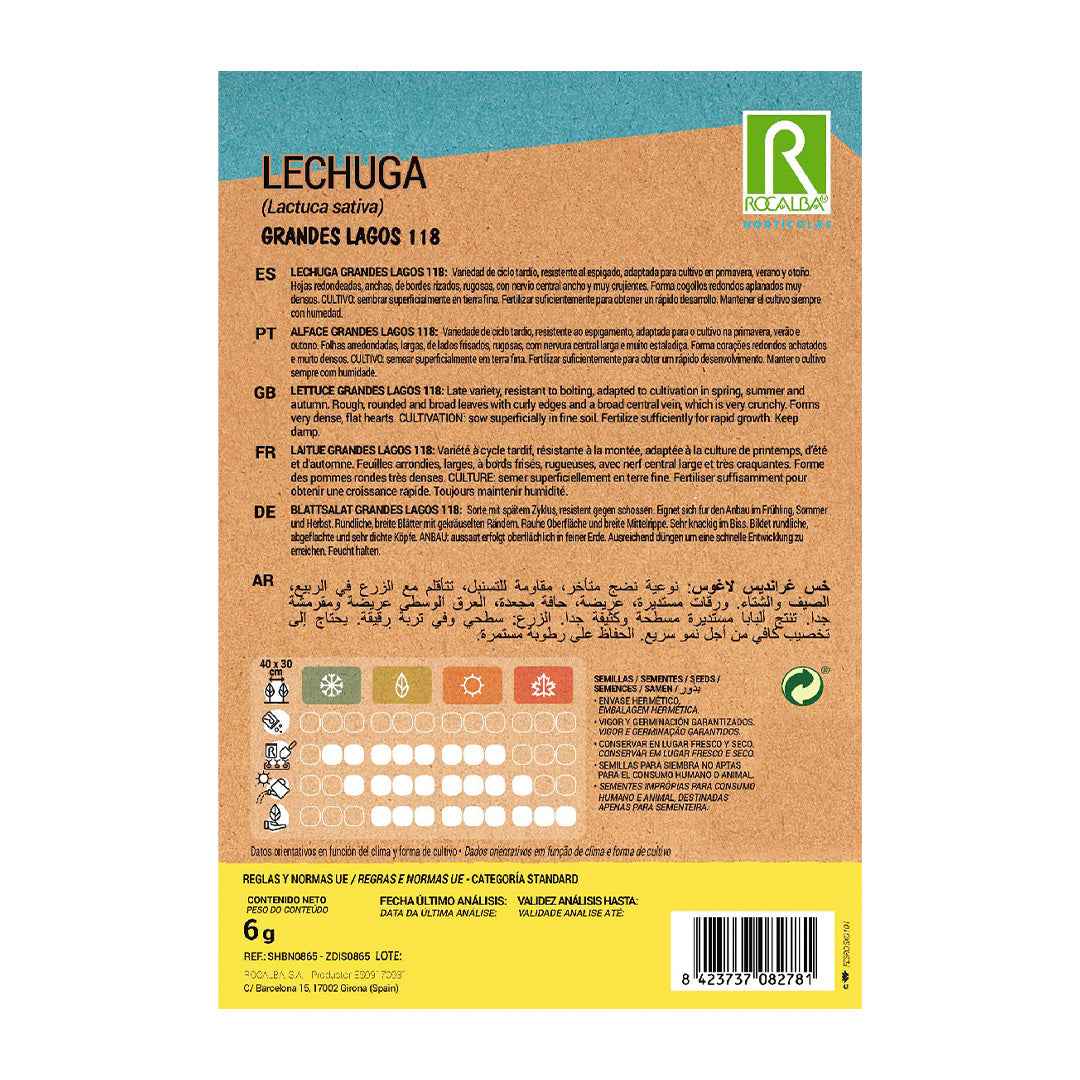 Lechuga Grandes Lagos 118